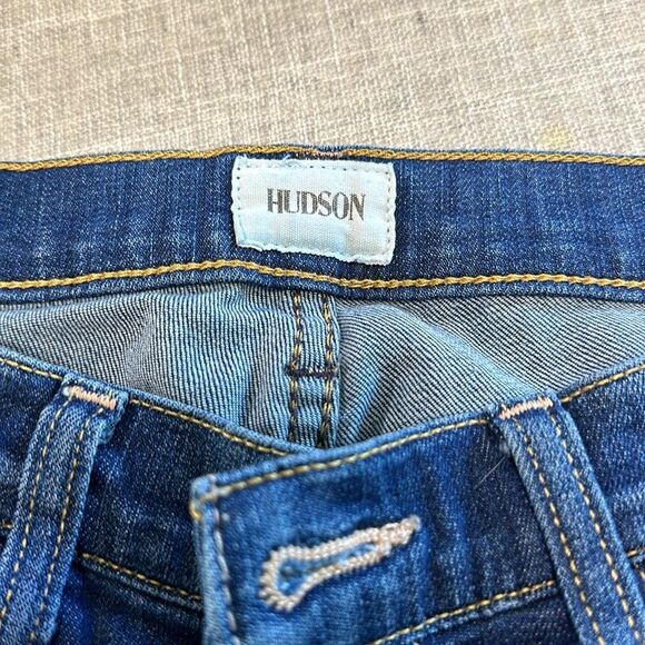 Hudson Krista Low-Rise Skinny Ankle Jeans Dark Blue Sz 26 - Picture 4 of 14